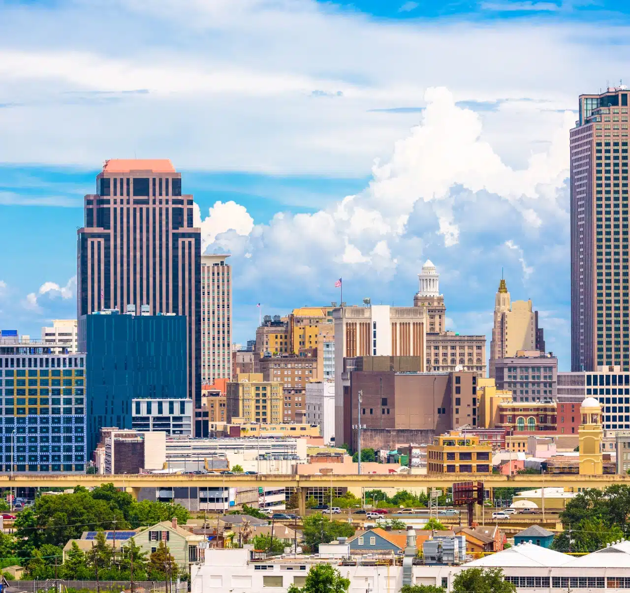 Downtown New Orleans, Louisiana skyline